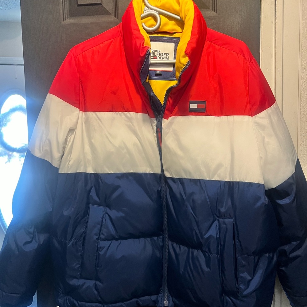 Tommy Hilfiger Denim Yellow and Blue Jacket